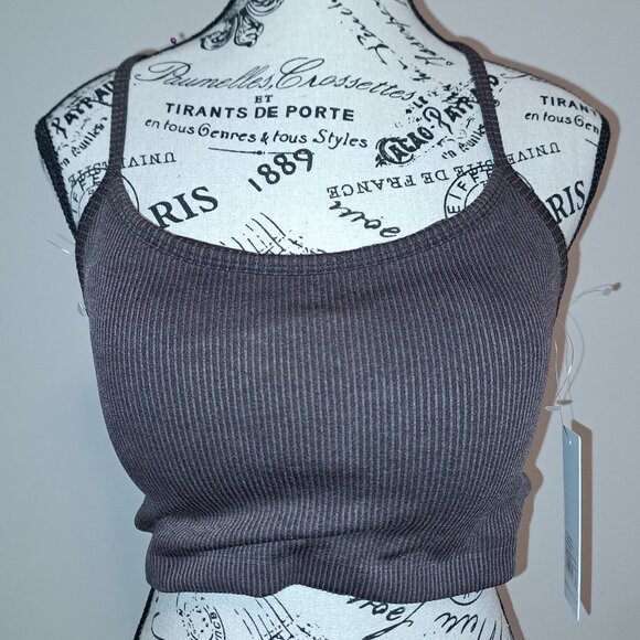 YOGALICIOUS RIB BRA SIZE L BROWN - Picture 2 of 3